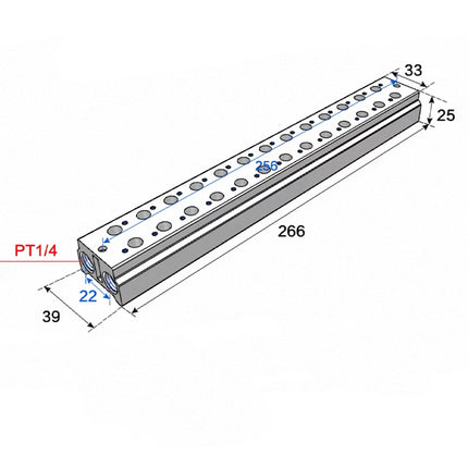 Airtac 3V100M: Air Valve Manifold - 3V100M13F