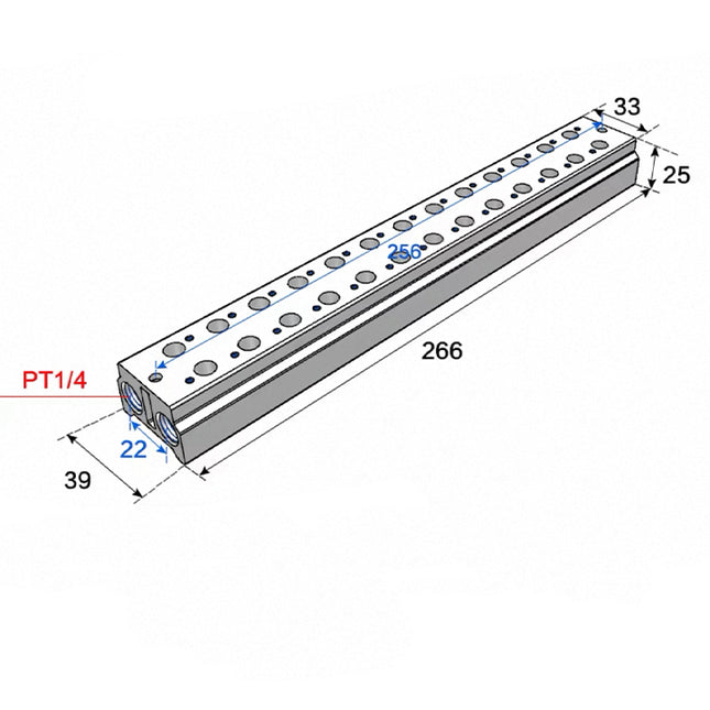 Airtac 3V100M: Air Valve Manifold - 3V100M13F