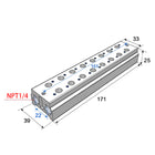 Airtac 3V100M: Air Valve Manifold - 3V100M8FT