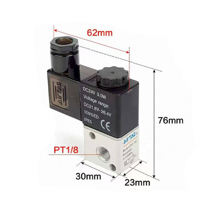 Airtac 3V1-06: Solenoid valve(3/2 way) - 3V106B