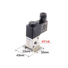 Airtac 3V1-06: Solenoid (3/2 way) +manifold - 3V106F1F