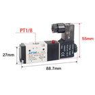 Airtac 3V110-06-NC: Solenoid valve(3/2 way) - 3V11006NCA