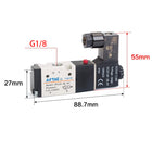 Airtac 3V110-06-NO: Solenoid valve(3/2 way) - 3V11006NOBG