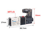 Airtac 3V110-06-NO: Solenoid valve(3/2 way) - 3V11006NOAT