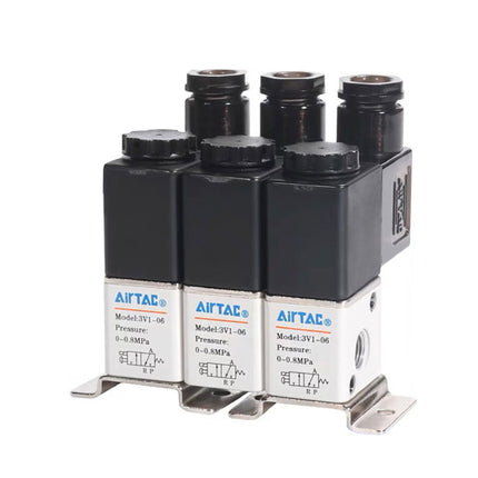 Airtac 3V1-M5: Solenoid (3/2 way) +manifold - 3V1M5BI20F