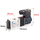 Airtac 3V210-08-NC: Solenoid valve(3/2 way) - 3V21008NCE