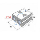 Airtac 3V300M: Air Valve Manifold - 3V300M1F