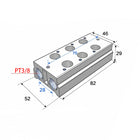 Airtac 3V300M: Air Valve Manifold - 3V300M3F