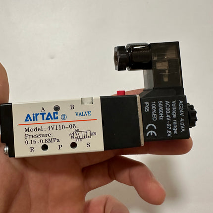 Airtac 4V110-06: Solenoid Air Valve - 4V11006E