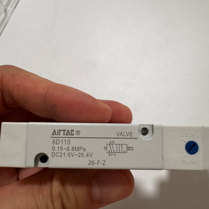 Airtac 6D100: Solenoid Air Valve - 6D110B
