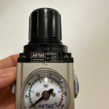 Airtac GAR200: Air Pressure Regulator - GAR20008SJT