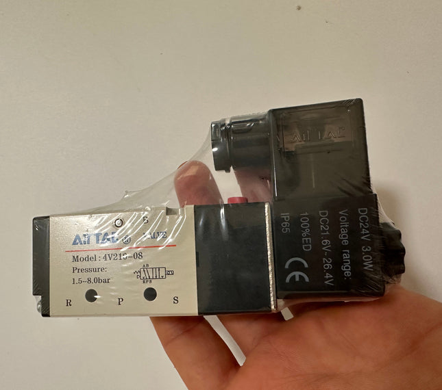 Airtac 4V210-08: Solenoid Air Valve - 4V21008BG