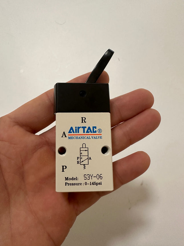 Airtac S3Y-06: Manual Valve. 3 Way - S3Y06T