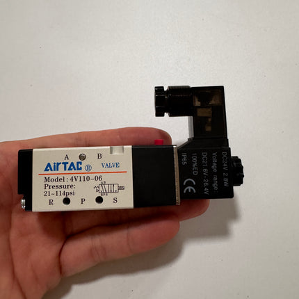 Airtac 4V110-06: Solenoid Air Valve - 4V11006BT