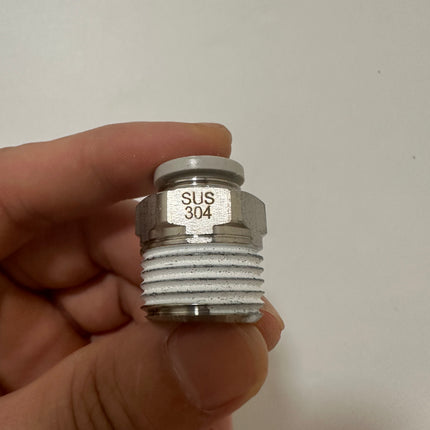 Airtac PC: Male connector--One-touch fittings(stainless steel) - PC1004-S