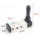 Airtac 4H230C-06: Hand Valve. Toggle Style - 4H230C06