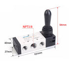 Airtac 4H330E-10: Hand Valve. Toggle Style - 4H330E10T