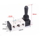 Airtac 4HA330E-10: Hand Valve. Toggle Style - 4HA330E10G