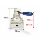 Airtac 4HV330-10: Hand Valve. Rotary Style - 4HV33010LT