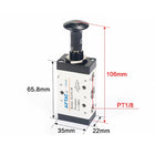 Airtac 4L210-06: Push Pull Valve. 5 Way - 4L21006