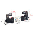 Airtac 4V120-06: Solenoid Air Valve - 4V12006BG