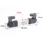 Airtac 4V130C-06: Solenoid Air Valve - 4V130C06B