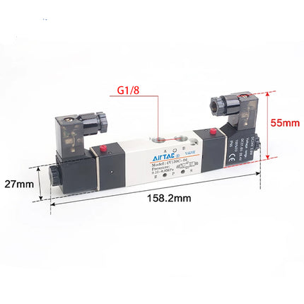 Airtac 4V130C-06: Solenoid Air Valve - 4V130C06AG