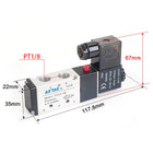 Airtac 4V210-06: Solenoid Air Valve - 4V21006A