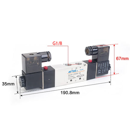Airtac 4V230P-06: Solenoid Air Valve - 4V230P06AG