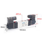 Airtac 4V230P-08: Solenoid Air Valve - 4V230P08AT