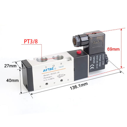 Airtac 4V310-10: Solenoid Air Valve - 4V31010A
