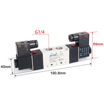 Airtac 4V320-08: Solenoid Air Valve - 4V32008FG
