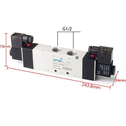 Airtac 4V430P-15: Solenoid Air Valve - 4V430P15AG