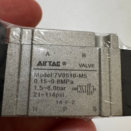 Airtac 7V0510-M5: Solenoid Air Valve  - 7V0510M5B050