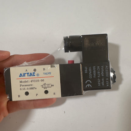Airtac 4V210-06: Solenoid Air Valve(5/2,5/3 way) - 4V21006A