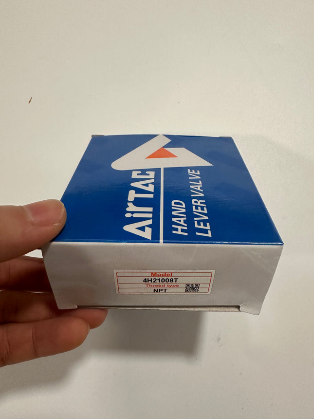 Airtac 4H210-08: Hand Valve. Toggle Style - 4H21008T