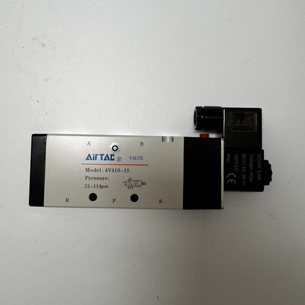 Airtac 4V410-15: Solenoid Air Valve - 4V41015BT-W