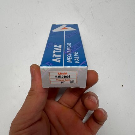 Airtac M3B210-08: Manual Valve. 3 Way - M3B21008