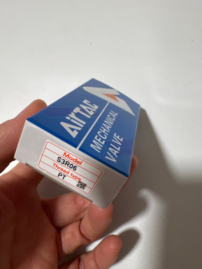 Airtac S3R-06: Manual Valve. 3 Way - S3R06