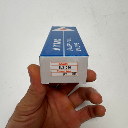 Airtac 3L310-10: Push Pull Valve. 3 Way - 3L31010