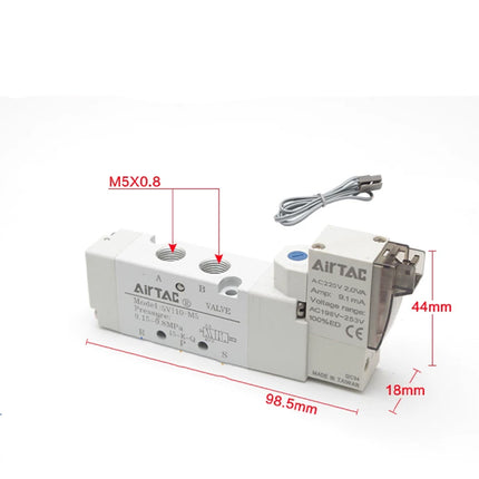 Airtac 5V110M5:solenoid valve - 5V110M5A050
