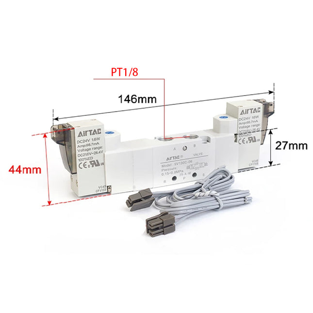 Airtac 5V130C06:solenoid valve - 5V130C06F050
