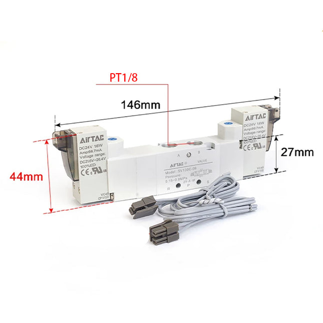 Airtac 5V130E06:solenoid valve - 5V130E06F050