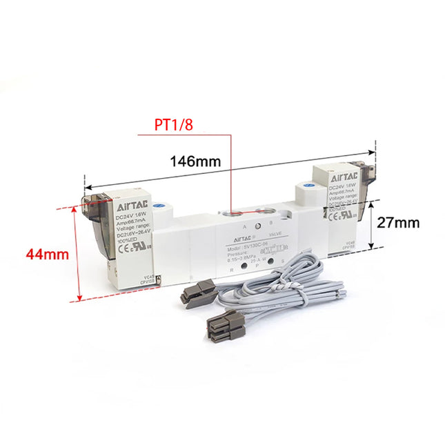 Airtac 5V130P06:solenoid valve - 5V130P06F050