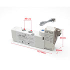 Airtac 5V21008:solenoid valve - 5V21008E050