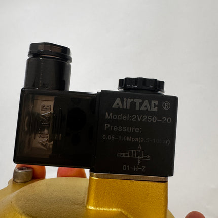 Airtac 2V250-20: 2 Way Solenoid Valve - 2V25020BG