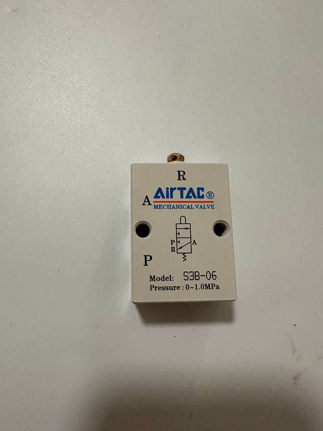 Airtac S3B-06: Manual Valve. 3 Way - S3B06