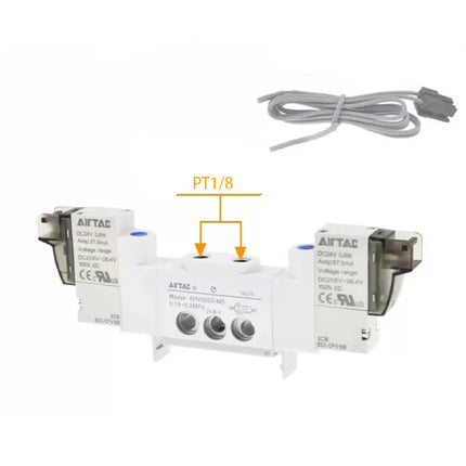 Airtac 6HV0520-M5: Integrated solenoid valve - 6HV0520M5F050