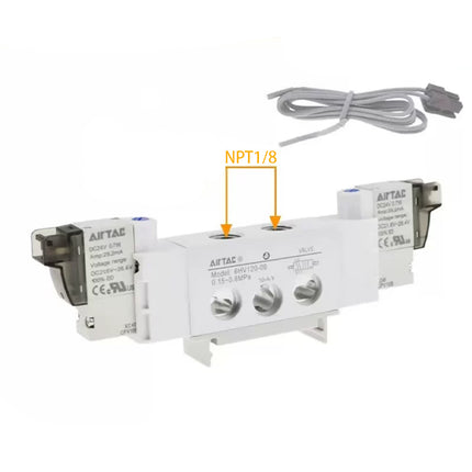 Airtac 6HV120-06: Integrated solenoid valve - 6HV12006A050T
