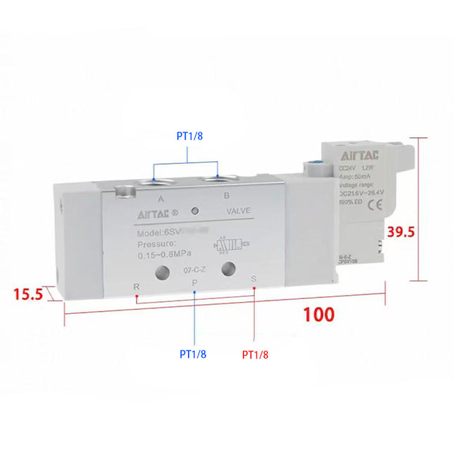 Airtac  6SV Series: Solenoid Valve  - 6SV11006A
